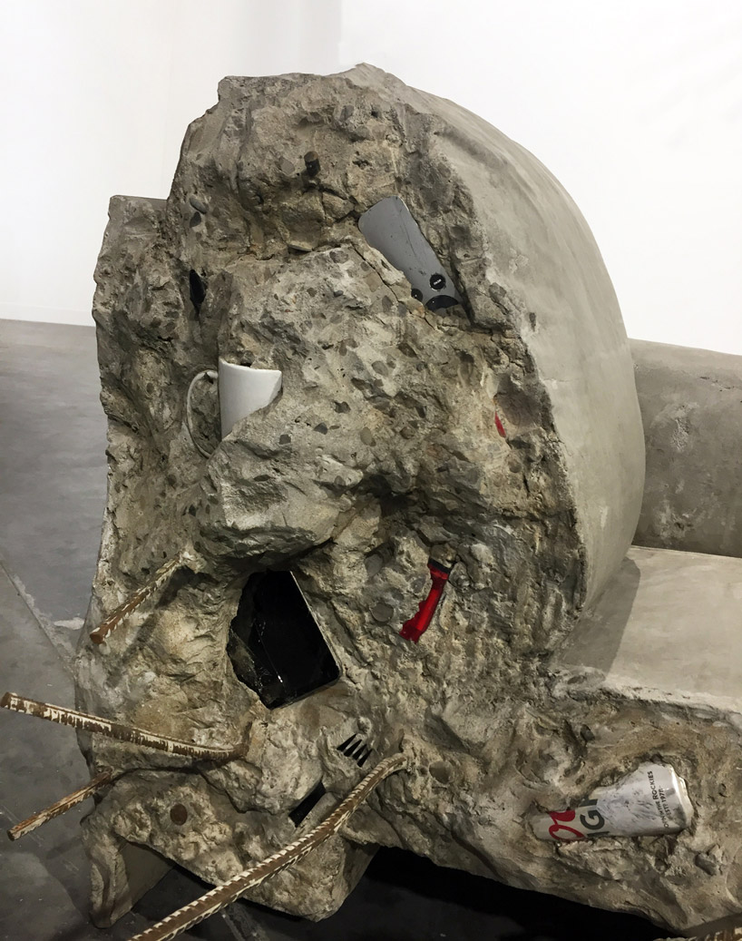 josh kline civil war modern art gallery london concrete wendy house