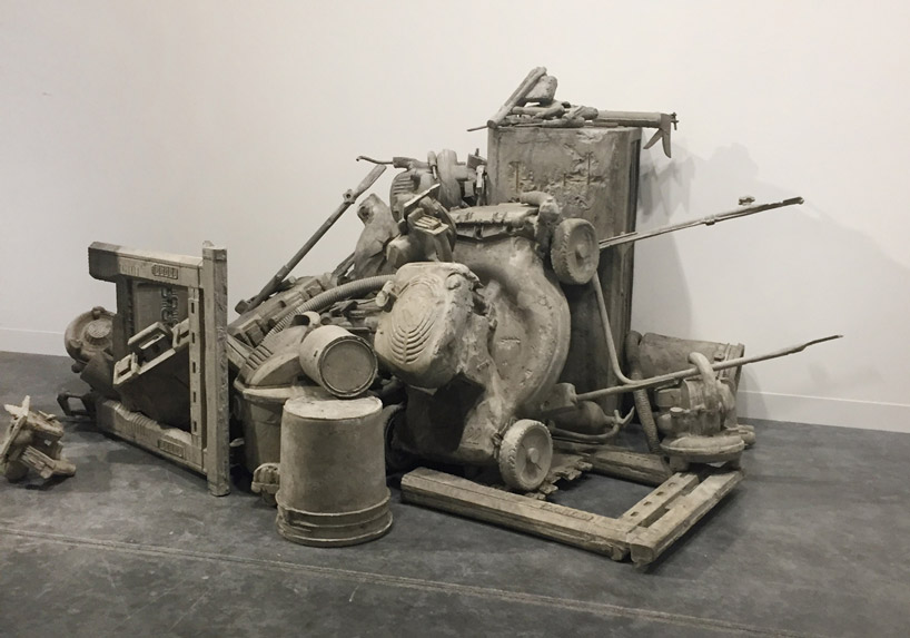 josh kline civil war modern art gallery london concrete wendy house