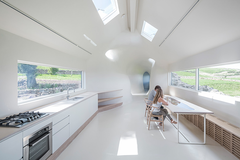 lily jencks + nathanael dorent transform 17th century ruins into contemporary country home