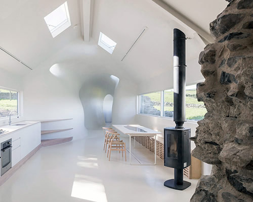 lily jencks + nathanael dorent transform 17th century ruins into contemporary country home