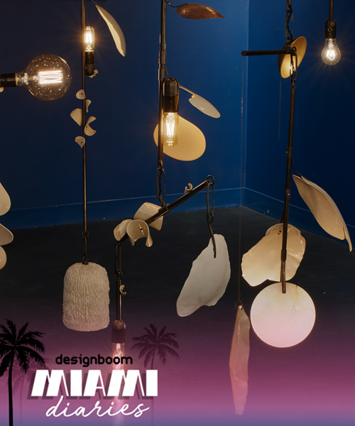 lindsey adelman debuts delicate illuminated mobiles inspired by artifacts at design miami/