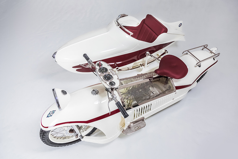 majestic bernadet is a motorcycle influenced by the art deco movement