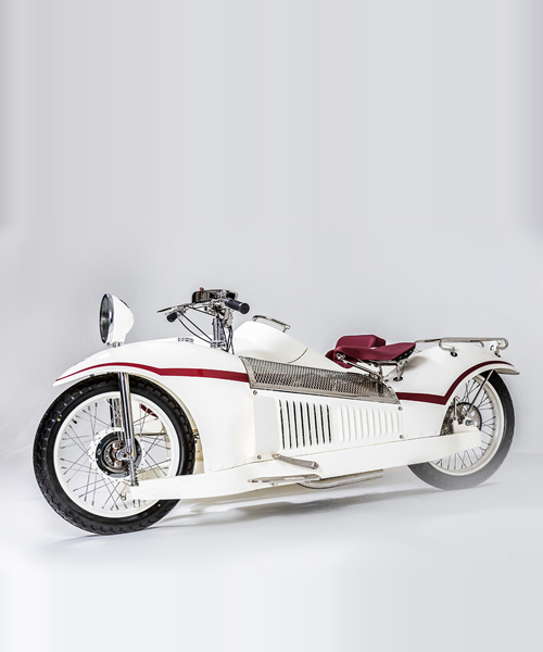 majestic bernadet is a motorcycle influenced by the art deco movement