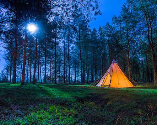 nordisk's tents pay a tribute to the traditional nomadic tepees