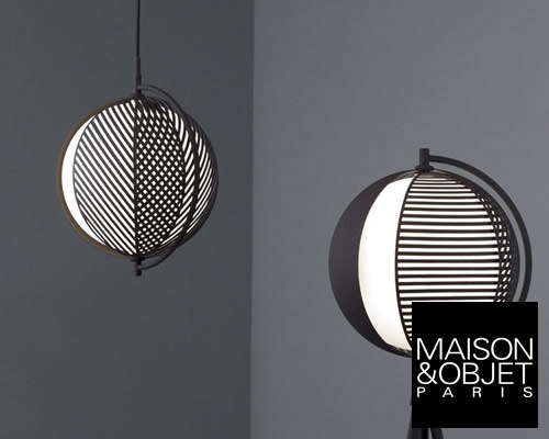 antonio facco invites interactivity with globe-shaped 'mondo' lamps