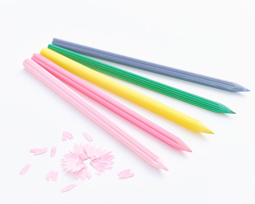 otomo studio turns traditional japanese flower icons into pencils