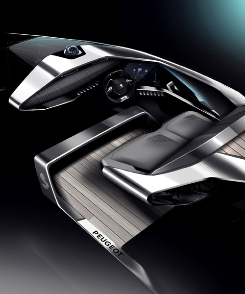 peugeot sea drive concept combines advanced technology with style
