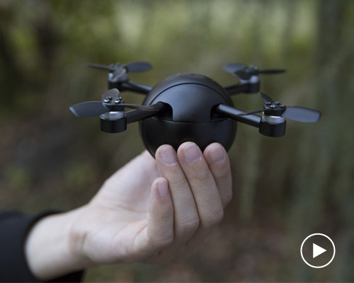 autonomous PITTA drone transforms into 4K action and home security cam