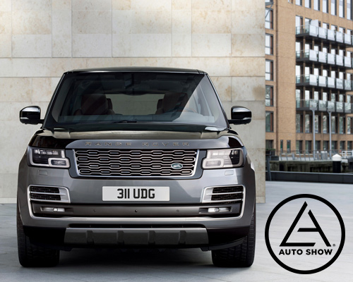 the luxurious 2018 range rover SVAutobiography presented at the LA auto show