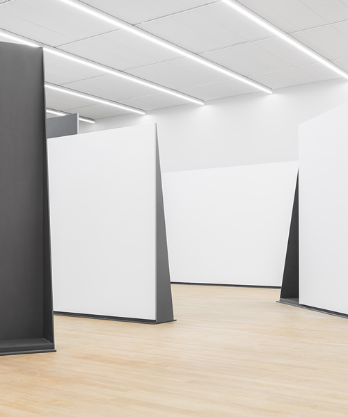 AMO's exhibition space for the stedelijk museum uses an ultra-thin steel display system