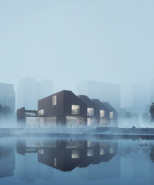 reiulf ramstad architects proposes a library intimate with the waterways of london