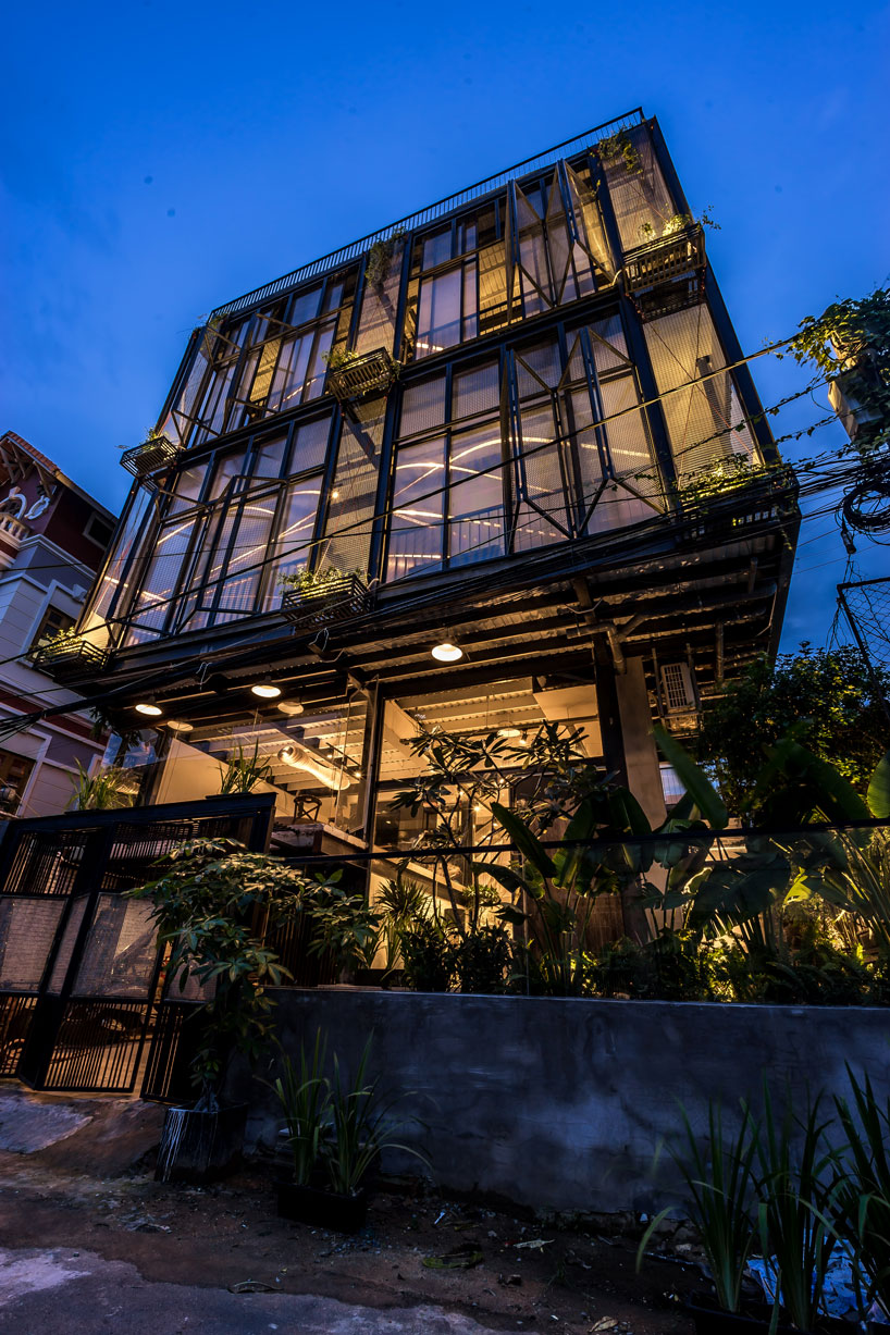 module K blends indochine and modernist elements for a mixed use building in vietnam
