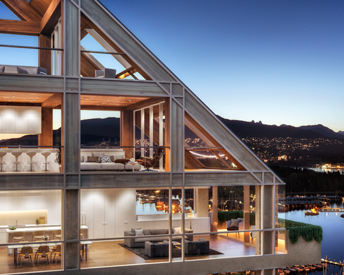 new images of shigeru ban's hybrid timber tower in vancouver unveiled