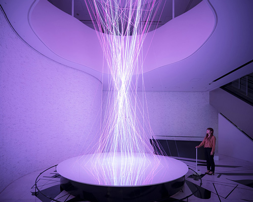 WOW inc creates neuroscience-inspired light show at shiseido ginza store in tokyo