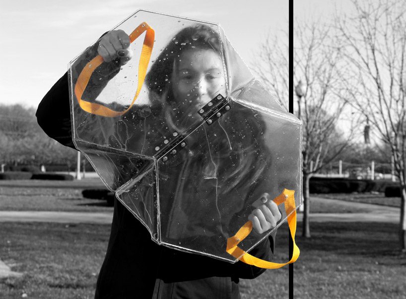 studio steady's duel-purpose shield satchel can be used for self-defence