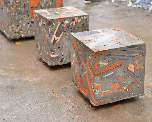 v studio perpetuates shanty town debris through functional memorials