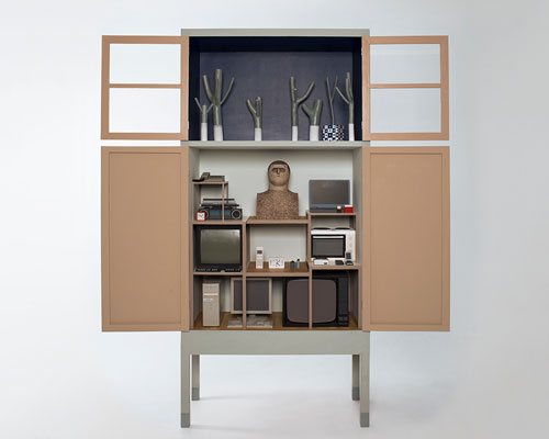 vasilis markosian's 'I have...' cabinet delves into the way we live