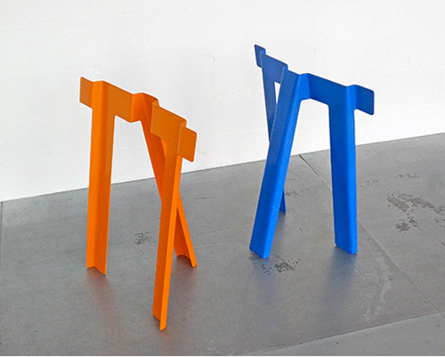 french studio satël creates a trestle that optimizes industrial production