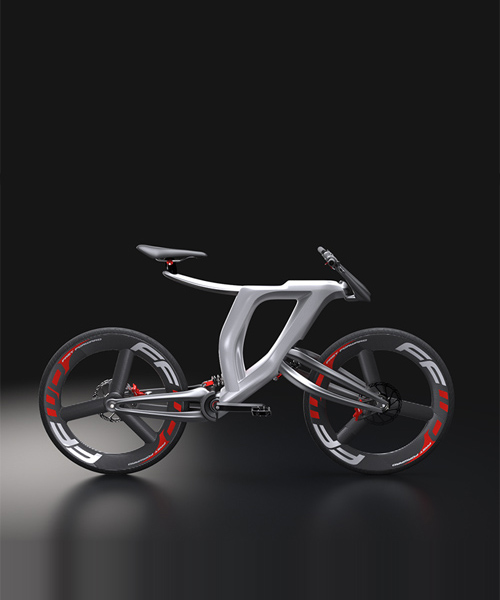 furia hub center steering concept bicycle by francesco manocchio