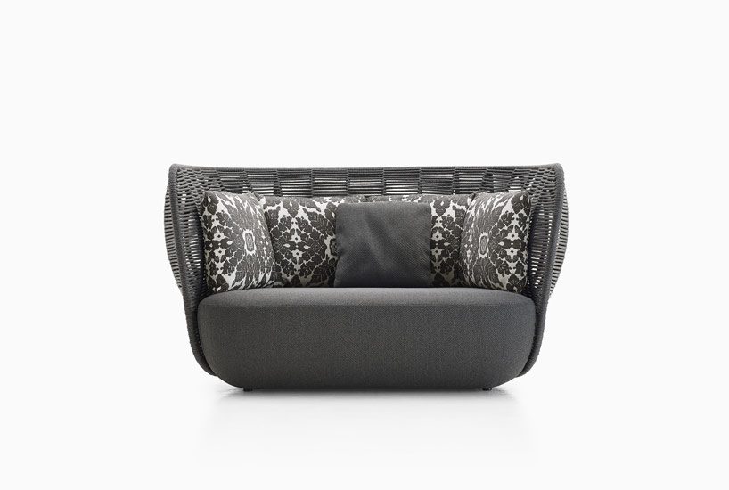 doshi levien design monolithic yet light outdoor seating for B&B italia