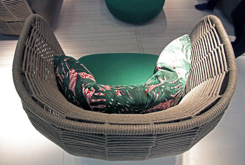 doshi levien design monolithic yet light outdoor seating for B&B italia