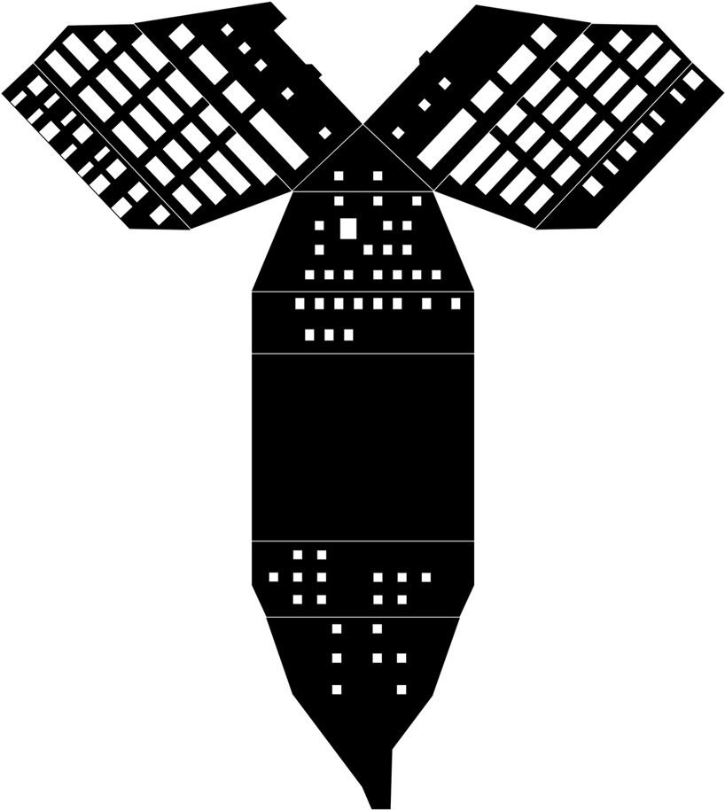 ECDM sets an anthracite grey dwelling in the heart of a multidisciplinary complex in paris