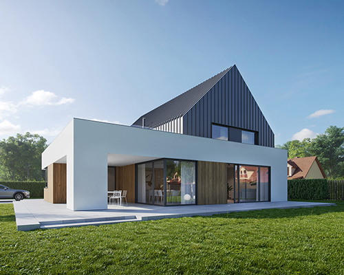 MEEKO's house in zlotniki is an expression between the modernity and archetype of poland