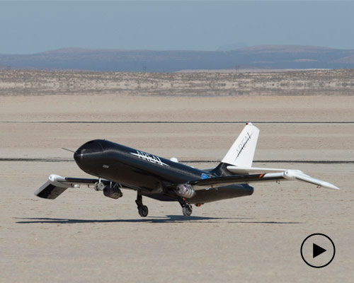 NASA tests in-flight foldable plane wings at supersonic speeds