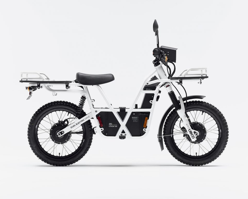 UBCO's 2x2 electric off-road utility bike is a tool hauling vehicle