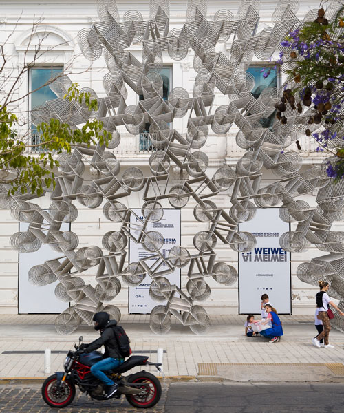 ai weiwei brings bicycles, boats and bold political statements to buenos aires
