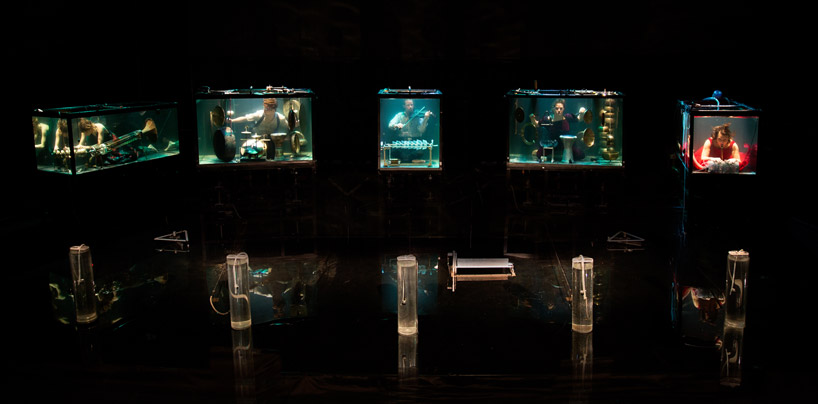 aquasonic performance reveals world's first underwater band