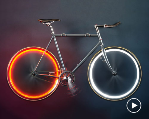 arara, the battery-free wheel mounted bike lights