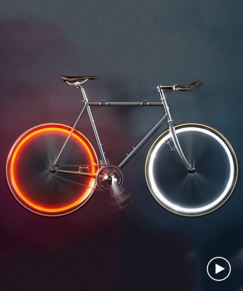 arara, the battery-free wheel mounted bike lights