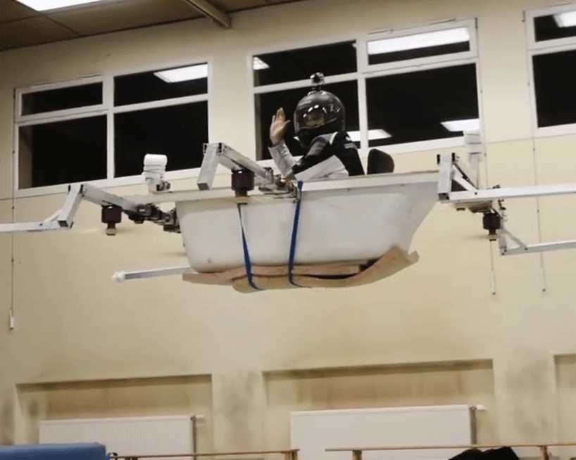 The Real Life Guys Just Built A Flying Bathtub Drone Multicopter All Images Courtesy Of The Real Life Guys