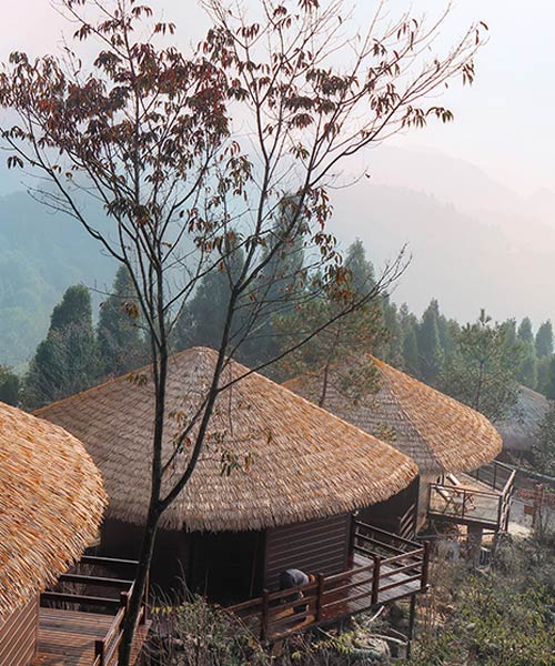 fan life designs first forest RV park in china with scattered cabins in the mountains