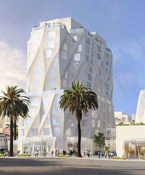 frank gehry revises plans for mixed-use development in santa monica