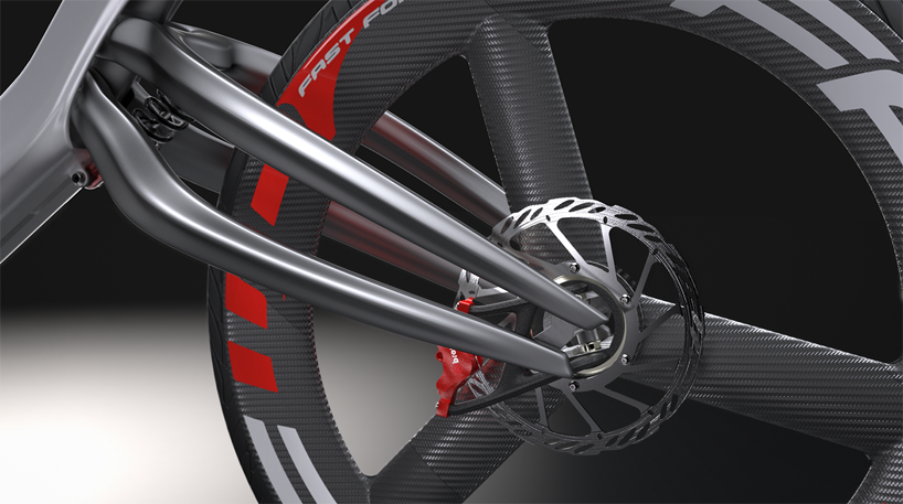 furia hub center steering concept bicycle by francesco manocchio
