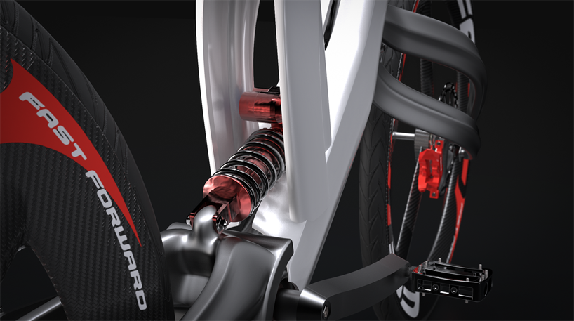 furia hub center steering concept bicycle by francesco manocchio