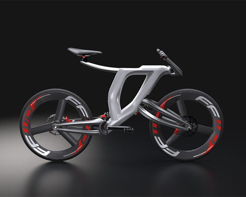 furia hub center steering concept bicycle by francesco manocchio