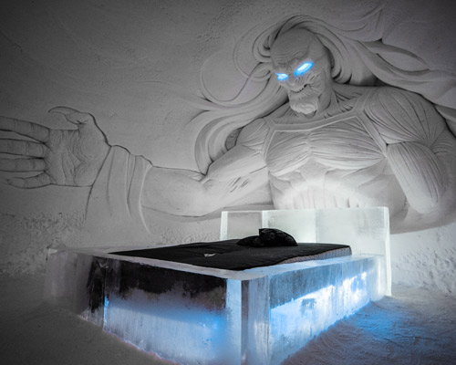 HBO nordic and finland snowvillage create 'game of thrones' inspired ice hotel