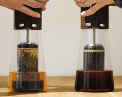 designboom enjoyed national gourmet coffee day at alpha dominche's 'extraction lab'