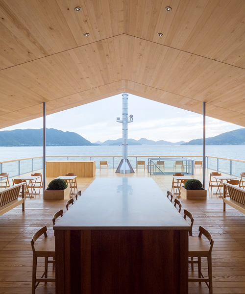 guntû is a luxury floating hotel that travels japan's inland sea