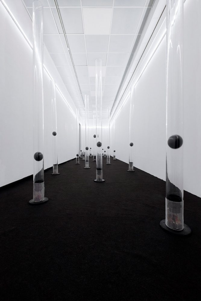 CARBONSCAPE, the latest kinetic data soundscape installation by h0nh1m aka chris cheung