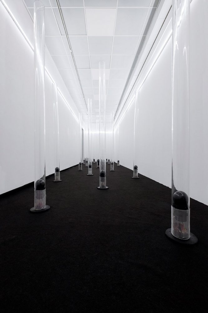 CARBONSCAPE, the latest kinetic data soundscape installation by h0nh1m aka chris cheung