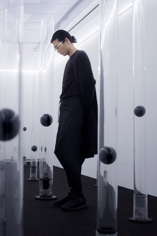 CARBONSCAPE, the latest kinetic data soundscape installation by h0nh1m aka chris cheung