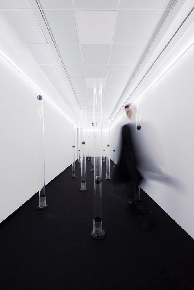 CARBONSCAPE, the latest kinetic data soundscape installation by h0nh1m aka chris cheung