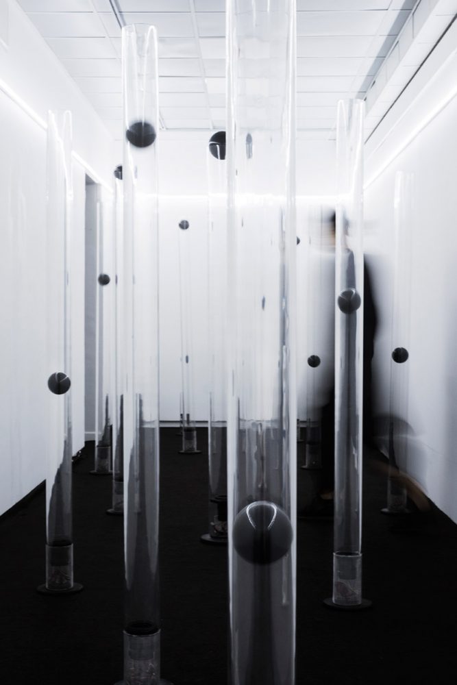 CARBONSCAPE, the latest kinetic data soundscape installation by h0nh1m aka chris cheung
