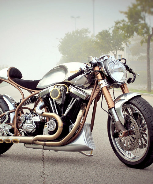 harley-davidson hurakàn custom café racer by FMW motorcycles