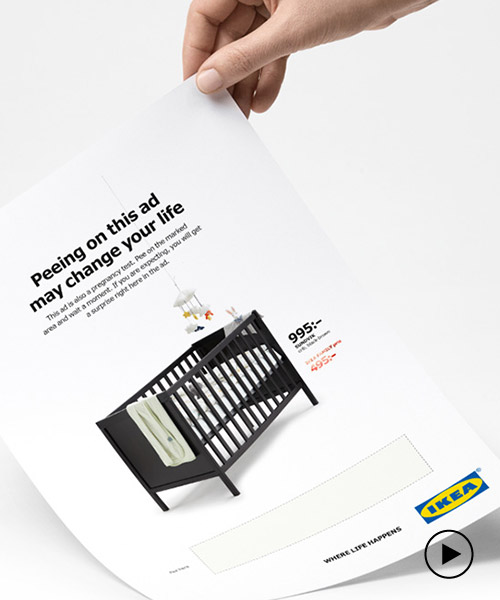 IKEA pregnancy test ad gives expectant mothers 50% OFF if they pee on it