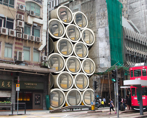 concrete pipes offer space for microhome tube housing of the future